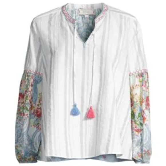 Johnny Was
Effortless Striped Peasant Blouse (21) - Picture 2 of 8